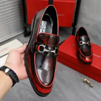 $85.00 USD Salvatore Ferragamo Leather Shoes For Men #1463286