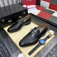 $108.00 USD Salvatore Ferragamo Leather Shoes For Men #1463614
