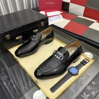 $108.00 USD Salvatore Ferragamo Leather Shoes For Men #1463617