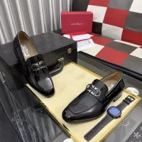 $108.00 USD Salvatore Ferragamo Leather Shoes For Men #1463617