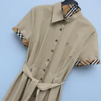 $85.00 USD Burberry Dresses Short Sleeved For Women #1464797