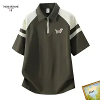 $38.00 USD Thom Browne TB T-Shirts Short Sleeved For Men #1465705