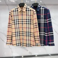 $85.00 USD Burberry Shirts Long Sleeved For Men #1470087