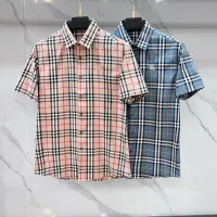 $82.00 USD Burberry Shirts Short Sleeved For Men #1470111