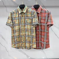 $82.00 USD Burberry Shirts Short Sleeved For Men #1470117
