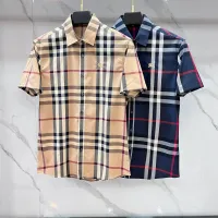 $82.00 USD Burberry Shirts Short Sleeved For Men #1470119