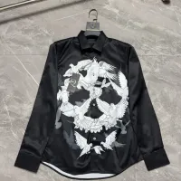 $64.00 USD Alexander McQueen Shirts Long Sleeved For Men #1470231
