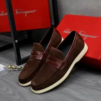 $100.00 USD Salvatore Ferragamo Leather Shoes For Men #1471046