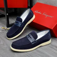 $100.00 USD Salvatore Ferragamo Leather Shoes For Men #1471048