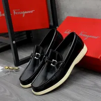 $100.00 USD Salvatore Ferragamo Leather Shoes For Men #1471058