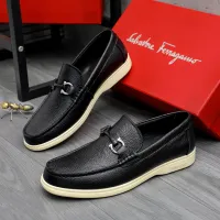 $100.00 USD Salvatore Ferragamo Leather Shoes For Men #1471059
