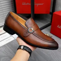 $96.00 USD Salvatore Ferragamo Leather Shoes For Men #1471060