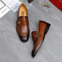 $96.00 USD Salvatore Ferragamo Leather Shoes For Men #1471060