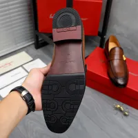 $96.00 USD Salvatore Ferragamo Leather Shoes For Men #1471060
