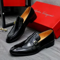 $96.00 USD Salvatore Ferragamo Leather Shoes For Men #1471063