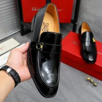 $96.00 USD Salvatore Ferragamo Leather Shoes For Men #1471063