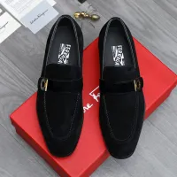$96.00 USD Salvatore Ferragamo Leather Shoes For Men #1471064
