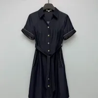 $135.00 USD Burberry Dresses Short Sleeved For Women #1472296
