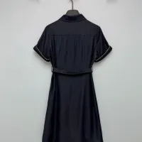 $135.00 USD Burberry Dresses Short Sleeved For Women #1472296