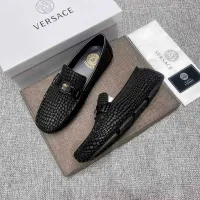 $85.00 USD Versace Leather Shoes For Men #1472331