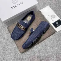 $80.00 USD Versace Leather Shoes For Men #1472337