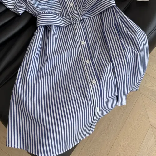 Replica LOEWE Dresses Short Sleeved For Women #1472514 $76.00 USD for Wholesale