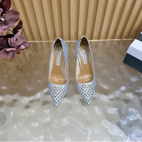 Replica AQUAZZURA High-heeled shoes For Women #1472610 $128.00 USD for Wholesale