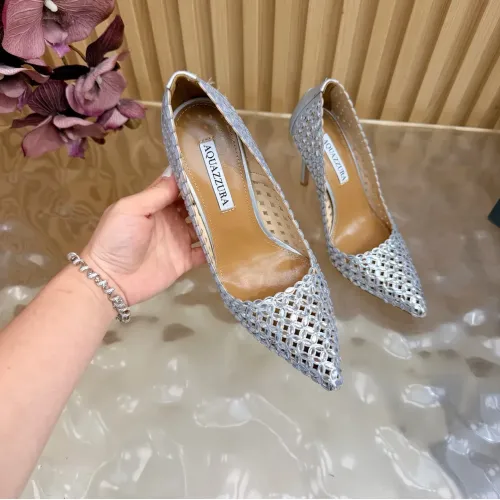 Replica AQUAZZURA High-heeled shoes For Women #1472610 $128.00 USD for Wholesale