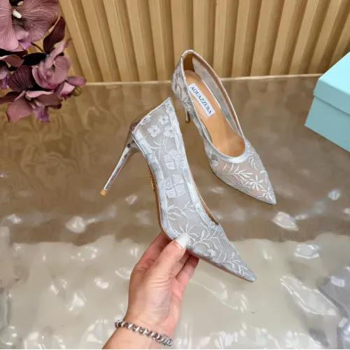Replica AQUAZZURA High-heeled shoes For Women #1472612 $128.00 USD for Wholesale