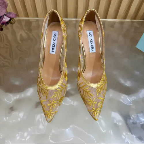 Replica AQUAZZURA High-heeled shoes For Women #1472613 $128.00 USD for Wholesale
