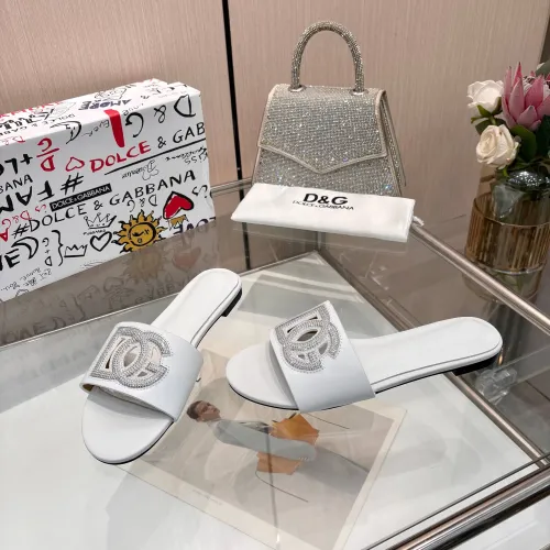 Replica Dolce & Gabbana D&G Slippers For Women #1472617 $88.00 USD for Wholesale