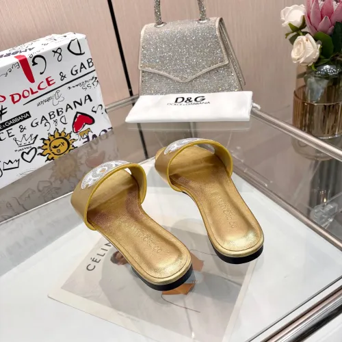 Replica Dolce & Gabbana D&G Slippers For Women #1472618 $88.00 USD for Wholesale