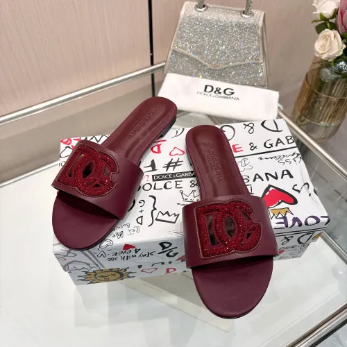 Replica Dolce & Gabbana D&G Slippers For Women #1472620 $88.00 USD for Wholesale