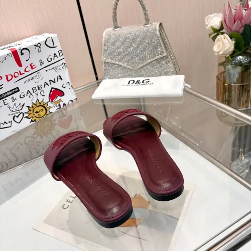 Replica Dolce & Gabbana D&G Slippers For Women #1472620 $88.00 USD for Wholesale