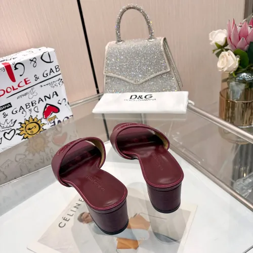 Replica Dolce & Gabbana D&G Slippers For Women #1472625 $92.00 USD for Wholesale