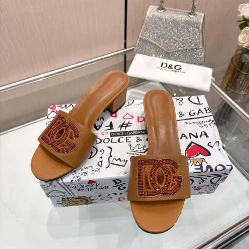 Replica Dolce & Gabbana D&G Slippers For Women #1472626 $92.00 USD for Wholesale