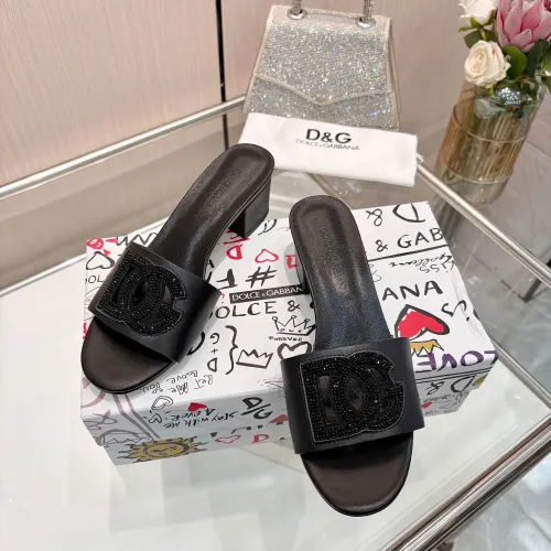 Replica Dolce & Gabbana D&G Slippers For Women #1472628 $92.00 USD for Wholesale