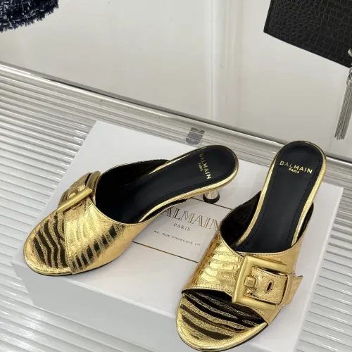 Replica Balmain Slippers For Women #1472720 $102.00 USD for Wholesale