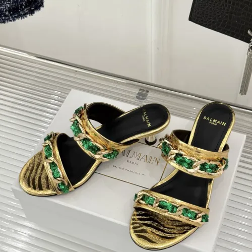 Replica Balmain Slippers For Women #1472725 $108.00 USD for Wholesale
