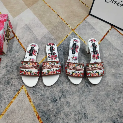Replica Dolce & Gabbana D&G Slippers For Women #1472828 $125.00 USD for Wholesale
