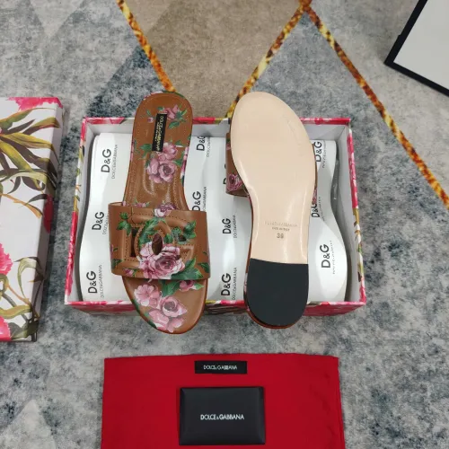 Replica Dolce & Gabbana D&G Slippers For Women #1472833 $135.00 USD for Wholesale