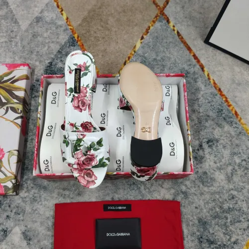 Replica Dolce & Gabbana D&G Slippers For Women #1472835 $135.00 USD for Wholesale