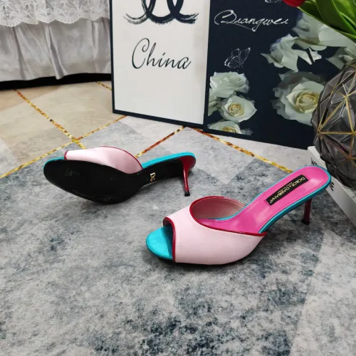 Replica Dolce & Gabbana D&G Slippers For Women #1472840 $115.00 USD for Wholesale