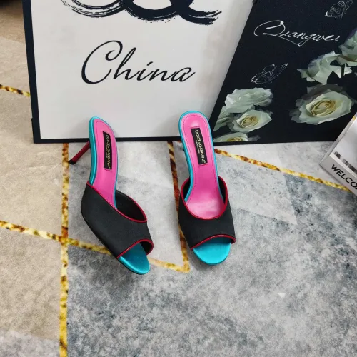 Replica Dolce & Gabbana D&G Slippers For Women #1472844 $115.00 USD for Wholesale