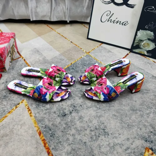 Replica Dolce & Gabbana D&G Slippers For Women #1472845 $135.00 USD for Wholesale