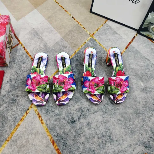 Replica Dolce & Gabbana D&G Slippers For Women #1472847 $135.00 USD for Wholesale