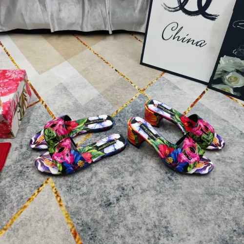 Replica Dolce & Gabbana D&G Slippers For Women #1472848 $135.00 USD for Wholesale