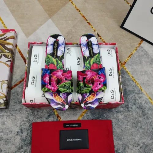 Replica Dolce & Gabbana D&G Slippers For Women #1472848 $135.00 USD for Wholesale