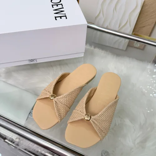 Replica LOEWE Slippers For Women #1472952 $80.00 USD for Wholesale