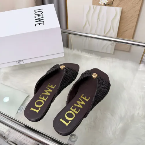 Replica LOEWE Slippers For Women #1472953 $80.00 USD for Wholesale